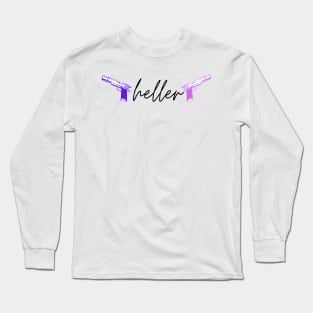 heller bi guns destiel Long Sleeve T-Shirt